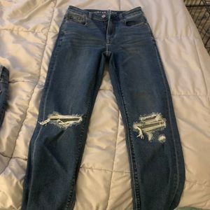AE size 0 mom jean never worn